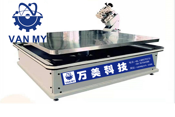 Máy may viền nệm bán tự động